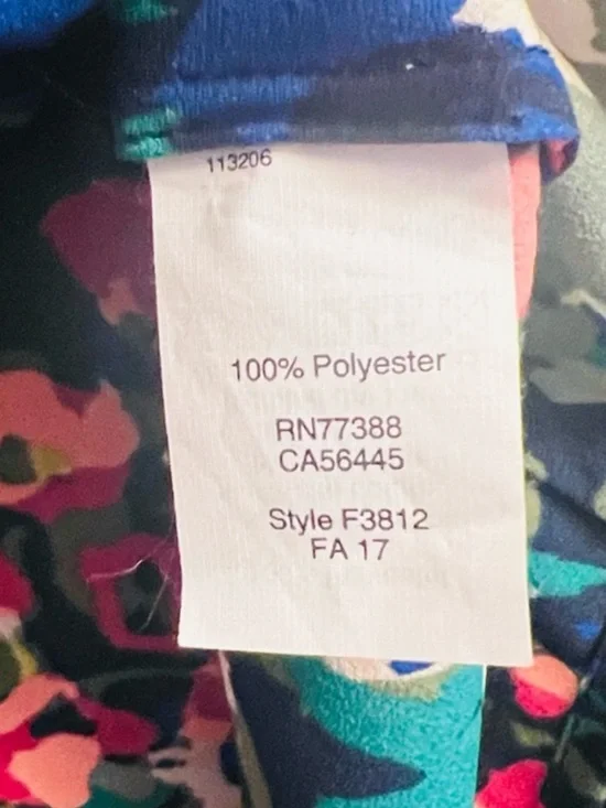 J. Crew Colorful Floral Button-Front Blouse - Multicolor - Picture 4 of 4